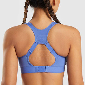 Sujetador deportivo ligero para mujer personalizado al por mayor de alta calidad; Sujetador deportivo de estilo simple superventas - Product Image 2