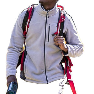 Chaquetas de lana para hombre de algodón y poliéster teñido liso, ropa de abrigo cálida y cómoda para otoño e invierno, uso al aire libre - Product Image 5