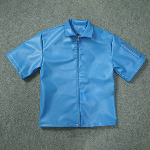 Camiseta de cuero suave y transpirable para hombre, ligera, informal, de manga corta, esencial para el verano, cómoda, duradera, para uso diario, moderna - Product Image 5