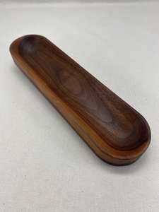 Modern Design Walnut <b>Wood</b> <b>Pen</b> Tray with Smooth Surface - Product Image 4