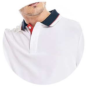 Camiseta de polo de 100% algodón para hombre, diseño sólido personalizable de alta calidad sostenible - Product Image 6