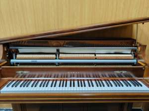 Kawai KL11WI Retro Brown Solid Wood Upright <b>Piano</b> Japan Used Precision Built Keyboard Stable Vintage Play Popular Export Model - Product Image 5