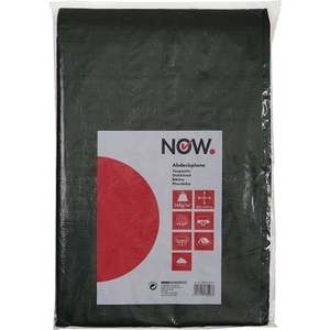 Heavy Duty Woven Tarpaulin Super <b>Tarp</b> 6m X 10m Olive Green 160 G/m with Aluminum Eyelets - Product Image 1