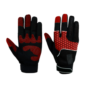 Gants de sécurité industrielle renforcés très résistants aux vibrations Gants de travail de mécanicien résistants aux coupures en cuir synthétique - Product Image 4