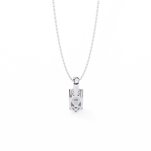 Pendentif en or 18 carats avec diamant et pierre précieuse de laboratoire - Product Image 1