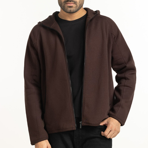 Sweat-shirt vert olive en molleton 100% coton. Doux, chaud et respirant avec une coupe décontractée, parfait pour un usage quotidien - Product Image 1
