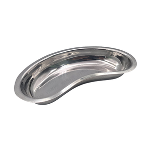 Plateau pour reins 200 mm en acier inoxydable chirurgical, stérilisation manuelle à haute température, instrument médical pour hôpital et clinique - Product Image 1