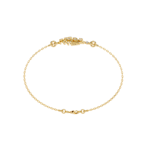Fabulous 18K <b>Gold</b> Lab Grown Diamond Bracelet & <b>Bangle</b> - Product Image 1