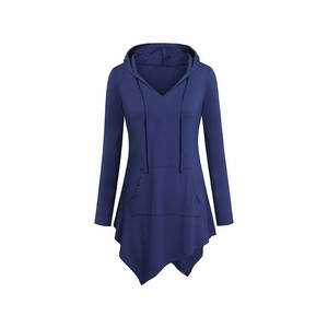 Sweats à capuche pour femmes Logo imprimé Oversized Women's Pullover Hoodie Dress Long Sleeve Hoodie - Product Image 4