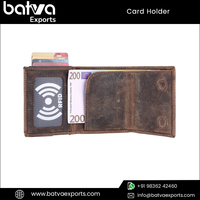 Dompet Kartu Kulit Asli Pria Model Terbaru, Logo Custom, Kualitas Tinggi 100% Terjamin, Harga Pabrik Murah