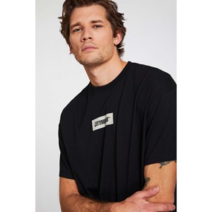 T-shirt surdimensionné pour homme GRIMELANGE Invention, 100% coton biologique, imprimé texturé épais - Product Image 2