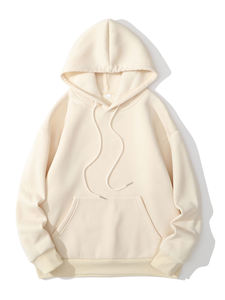 Sweatshirts à capuche en polyester uni pour femmes, personnalisés avec broderie, impression sérigraphique et sublimation, vierges - Product Image 4
