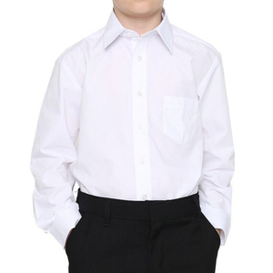 Camisas escolares cómodas de secado rápido de calidad superior para hombres, superventas, 100% de algodón, manga corta, cuello vuelto, camisas escolares - Product Image 5