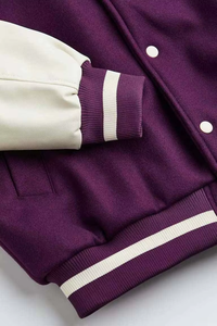 Veste universitaire de haute qualité pour hommes brodée matelassée doublée épaisse veste d'hiver universitaire personnalisée pour hommes - Product Image 2