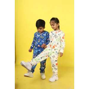 Conjunto de sudadera de algodón con estampado personalizado para niños, unisex, ropa de invierno para niños, hecho en India, lavado a máquina, personalizable - Product Image 4