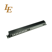 Accessoires réseau de montage en rack de serveur de gestion de câbles horizontaux 1U 19 pouces