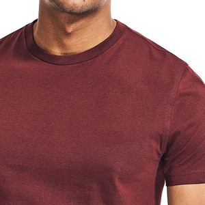 T-shirt surdimensionné pour hommes en 100% coton personnalisé Streetwear Design nouveau col à motif solide manches courtes impression numérique vente en gros - Product Image 4