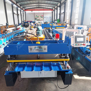 Machine de formage de tôles trapézoïdales à grande vitesse 1025 pour la construction de toitures, vente en gros d'usine pour le Ghana - Product Image 2