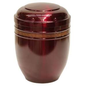 Urna de cremación de metal artesanal Urna funeraria de metal de estilo europeo Urna terminada de alta calidad - Product Image 2