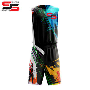 Conjunto de uniforme de baloncesto sin mangas hecho a medida ropa deportiva para hombre impresión por sublimación servicios OEM diseño personalizado - Product Image 3