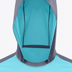 Protection solaire manches longues 100% Polyester Spandex séchage rapide respirant chemise à capuche SPF 50 + chemises de pêche vêtements de sport - Product Image 3