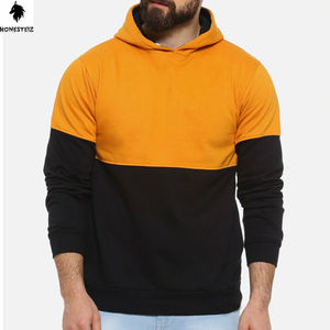 Alta calidad Unisex Streetwear Pullover Hoodies Sudaderas Logotipo bordado personalizado Sudaderas con capucha en blanco para hombres-Ropa de hombre al por mayor - Product Image 1