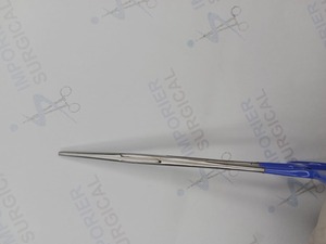 Soporte de aguja de acero inoxidable de alta calidad, instrumento de sutura quirúrgica, abrazadera de bloqueo de agarre de precisión, soporte de aguja de herramienta médica - Product Image 2