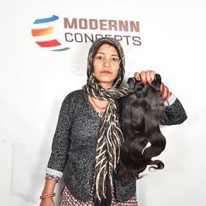 Pas cher brut en gros naturel noir couleur Bodywave Double dessiné cuticule aligné faisceaux Remy indien Extensions de cheveux humains - Product Image 1