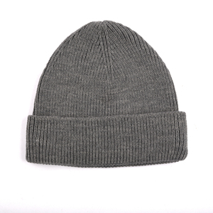 Personalizado de alta calidad de moda nueva llegada de lana de invierno hombres sombreros de punto de invierno cálido mujeres y hombres de color sólido Beanie para hombres - Product Image 1