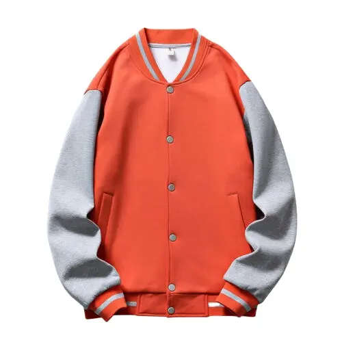 Новейшая мужская куртка на заказ, цветная Повседневная Свободная бейсбольная форма, модная Молодежная куртка