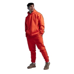 Custom <b>Pullover</b> High Quality Blank Sweat Suits <b>Men</b> Sweat With Pocket Tracksuits Set Blank Jogging Suits <b>Men</b> Sweatsuit - Product Image 4