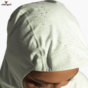 Chaqueta cortavientos transpirable impermeable de punto con estampado personalizado de gran tamaño para mujer, novedad de 2025 - Product Image 4