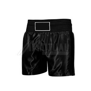 Service OEM Nouvelle Arrivée Short de Boxe pour Adultes Personnalisé Écologique Couleur Unie avec Fermeture Élastique Taille Moyenne - Product Image 3