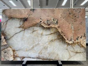 Piedra translúcida cuarcita brasileña cristal grande Pandora Patagonia losa de mármol blanco para pared Interior <span class=keywords><strong>libro</strong></span> partido diseño - Product Image 5