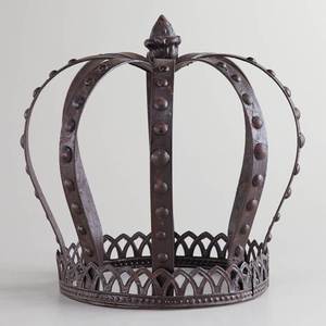 Couronne en métal Décoration royale et élégante Matériau de haute qualité Idéal pour la décoration de bureau à domicile et d'événement de luxe - Product Image 2