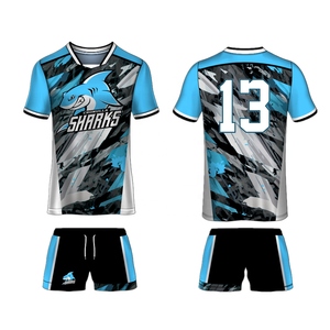 Venta al por mayor de la fábrica personalizable de calidad superior de la sublimación uniformes de fútbol Oem Odm Club Fútbol Jersey Set Kit de manga corta - Product Image 1