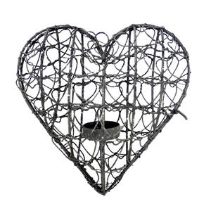 Hot <b>Sale</b> Customized Party Decorations Supplies Heart Shape Metal Grey <b>Christmas</b> Hanging Ornaments New Year 2025 - Product Image 5