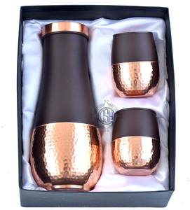 Venta caliente 100% Jarra de agua de diseño deportivo de cobre puro Tamaño personalizado 500ml Capacidad Vasos directos - Product Image 2