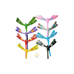 Vente flash Vietchoice, libellule en bambou Parker, jouet éducatif traditionnel fait à la main et objet de décoration pour la maison, pour les enfants de 8 à 12 ans - Product Image 5