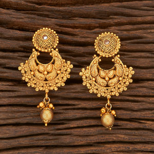 Boucles d'oreilles délicates en or mat 212696 pour femmes, fabrication artisanale - Product Image 1