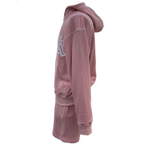 Conjunto de Sudadera con Capucha y Pantalones Cortos de Algodón para Hombre con Estampado Personalizado, Conjuntos Deportivos Casuales, Pantalones Deportivos con Costuras en Contraste - Product Image 3