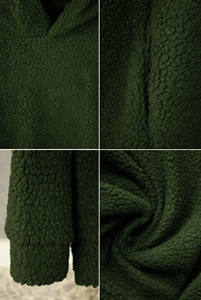 เสื้อฮู้ดเชอร์ปาใส่ได้ทั้งชายและหญิงผ้าโพลีเอสเตอร์/ ผ้าฝ้ายแฟชั่นสไตล์สตรีทบริการ OEM - Product Image 6