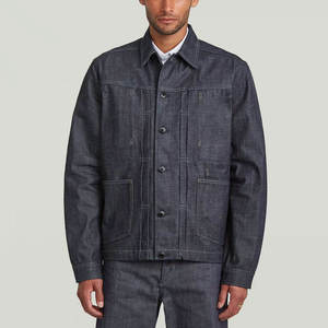 Wholesale Mens <b>Denim</b> Jacket Ripped Slim Jean Jacket <b>Coat</b> for Men - Product Image 6