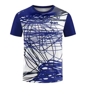 Camiseta de Bádminton de poliéster OEM con impresión por sublimación Camiseta ligera de bádminton para hombre para venta en línea - Product Image 5