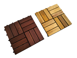 High quality Wood <b>deck</b> tiles 30 X 30 cm outdoor indoor Balcony Terrace Garden Easy Install waterproof anti slip certified - Product Image 4