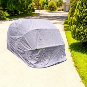 Amas <strong>SUV</strong> Foldable Retractable <strong>Carport</strong> Waterproof and Lockable Canopy with Foot Lock for Cars - Product Image 1