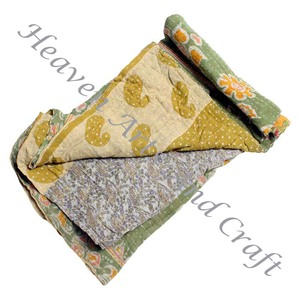 <b>Kantha</b> <b>Quilt</b> Gudari <b>Kantha</b> <b>Quilt</b> Gudari Hot Selling Wholesale Gold Supplier GD2083 Handmade <b>Kantha</b> <b>Quilt</b> Cotton Printed Indian - Product Image 5