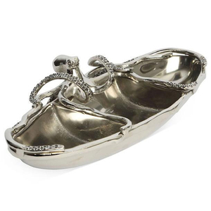 Plateau de présentation de fruits, plateau de service pour hôtel et restaurant, plateau de rangement de luxe au design unique, pour collations, desserts, fruits secs - Product Image 3