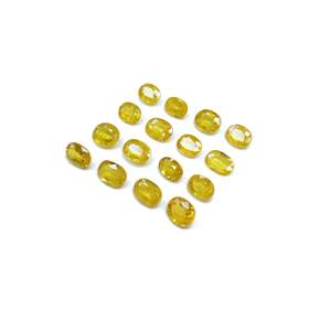 Zafiro Amarillo Natural Calentado de 2-3 Quilates, Corte Ovalado, Esmeralda Verde y Azul con Forma de Pera para Joyería con Corte Esmeralda - Product Image 5