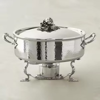 Ensemble de réchauds de buffet modernes, durables et écologiques en acier inoxydable, design multifonctionnel pour la restauration hôtelière, couleur personnalisable